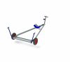 Aluminium 220 Launch Trolley to suit 200. single front cradle