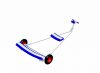 190 Aluminium Twin Cradle Launch Trolley to suit Europe
