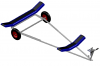 West Mersea Fireball Twin Cradle Trolley