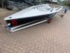 RS400 aluminium launch trolley gunwhale hung.