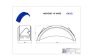 Silver Bramber 10" Mudguard 670mm