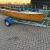 Welded Wooden Boat trolley 220 size, extended with central rollers
