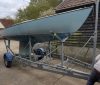 Yacht trailer single axle 1500kg