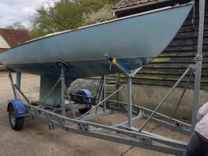 Yacht trailer single axle 1500kg