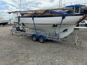Yacht trailer double axle 3500kg