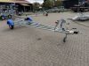 Skiff launch trolley with sides skids
