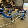 Yacht trailer RS Aira  single axle 1600kg Lifting Keel